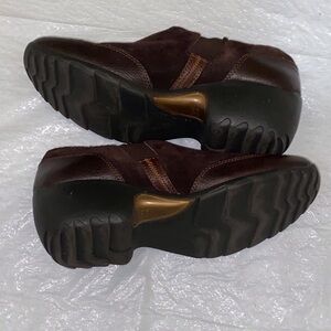 Naturalizer Chic Brown Leather Ankle Booties Size 7M
